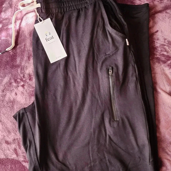NWT FEAT Black mens roam performance pants XXL - Picture 3 of 8